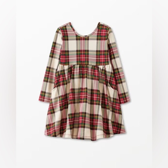Hanna Andersson Other - Hanna Andersson Girls Celebration Skater Dress Family Holiday Plaid - Size 12